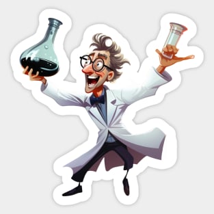 Mad Scientist Sticker